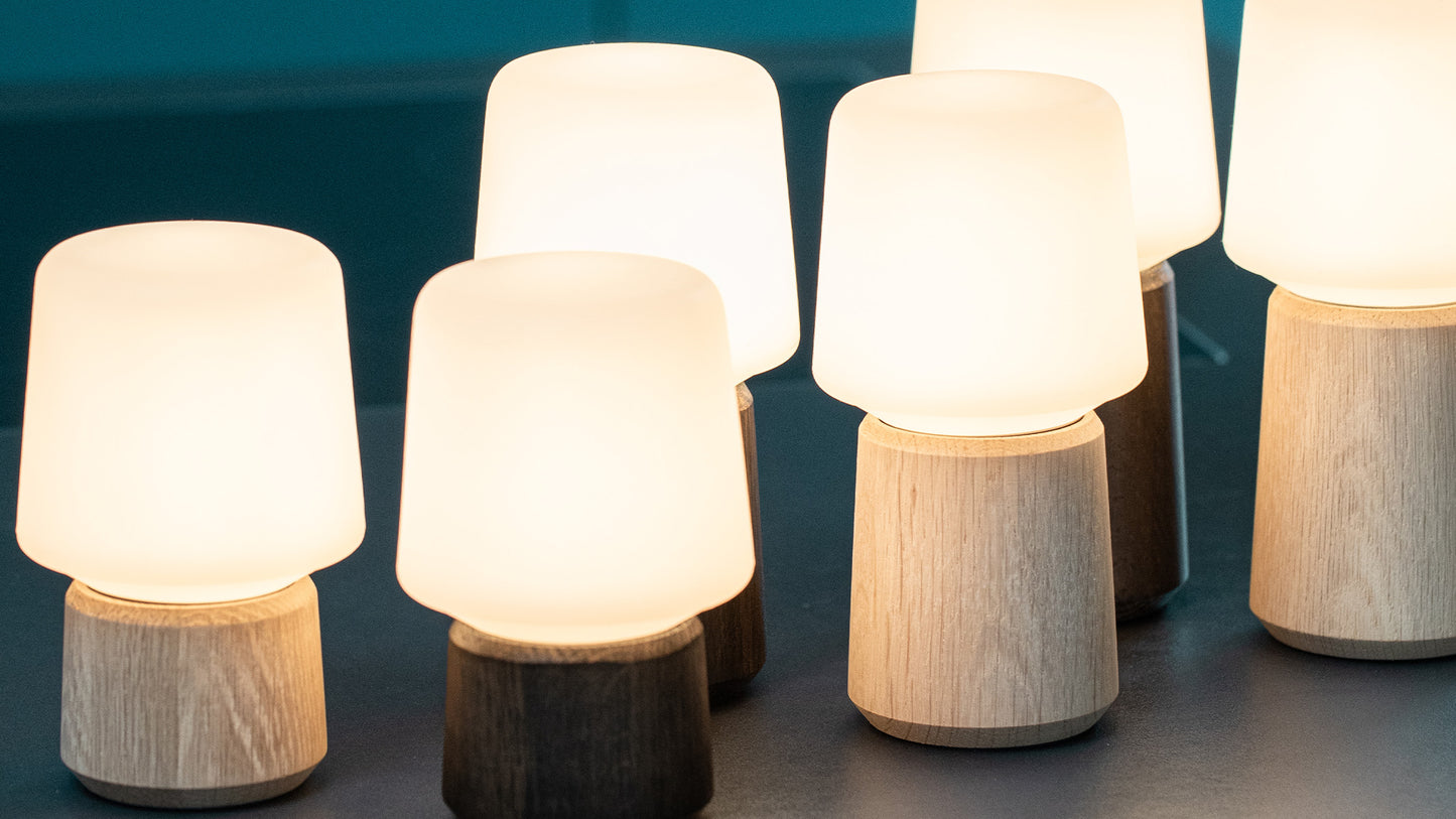 Ambience - Oslo base - Eiken lampvoet voor de Lamp Intelligent