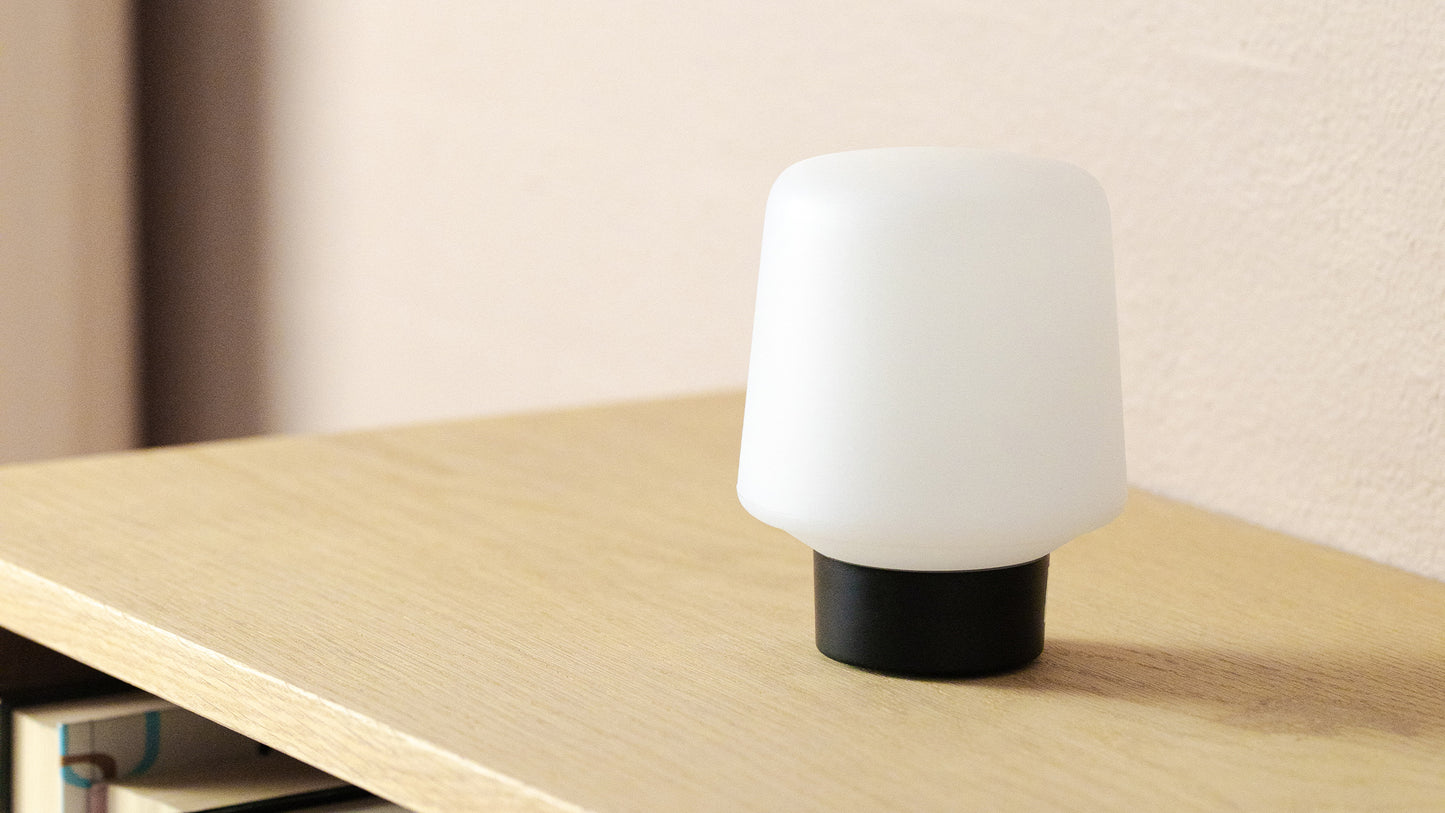 Ambience - Lamp Intelligent & Aalborg base - Indoor/Outdoor lamp met lampvoet in glas en staal