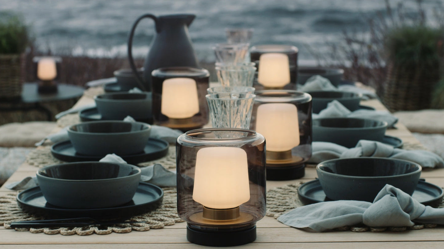 Ambience - Lamp Intelligent & New York base - Indoor/Outdoor lamp met glas lantaarn