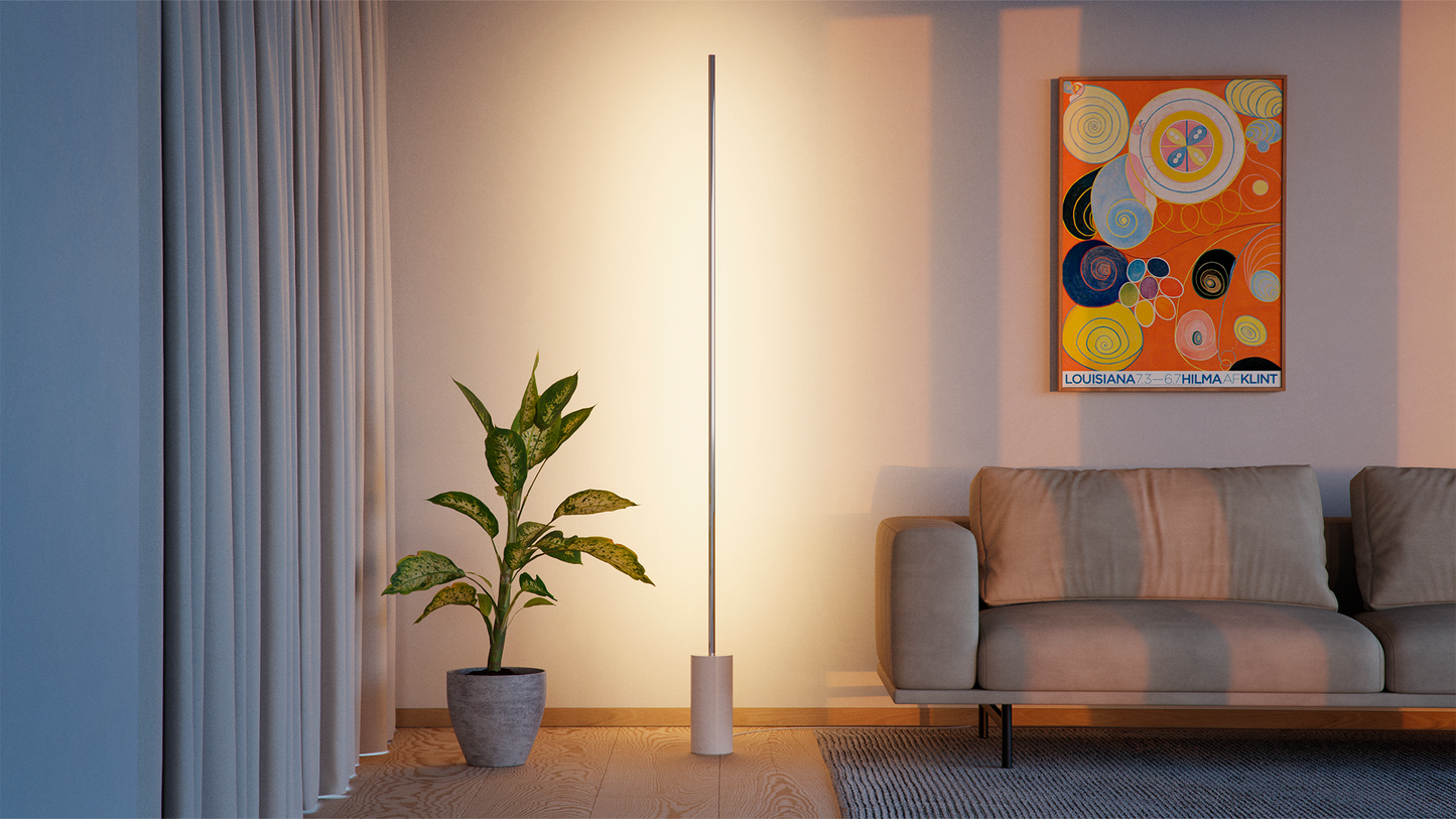 Expo 185 - Verstelbare vloerlamp met verticaal licht