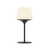 Draadloze tafellamp van sackit Netherlands met lichte lampenkap en donkere voet voor sfeervolle binnen en buitenverlichting uit de Ambience serie