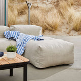 Soft Sofa Outdoor Lounger in Kirra Sand van sackit buiten gestyled