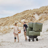 Soft Sofa Outdoor 4 Seater Corner Sofa in Kirra Olive van sackit buiten gestyled
