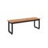 Patio Bench 130x37 van sackit op een witte achtergrond