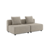 Cobana Lounge Sofa Winter Cover - 2 modules - Sand