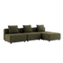 Cobana Lounge Sofa Winter Cover - 3 modules + pouf