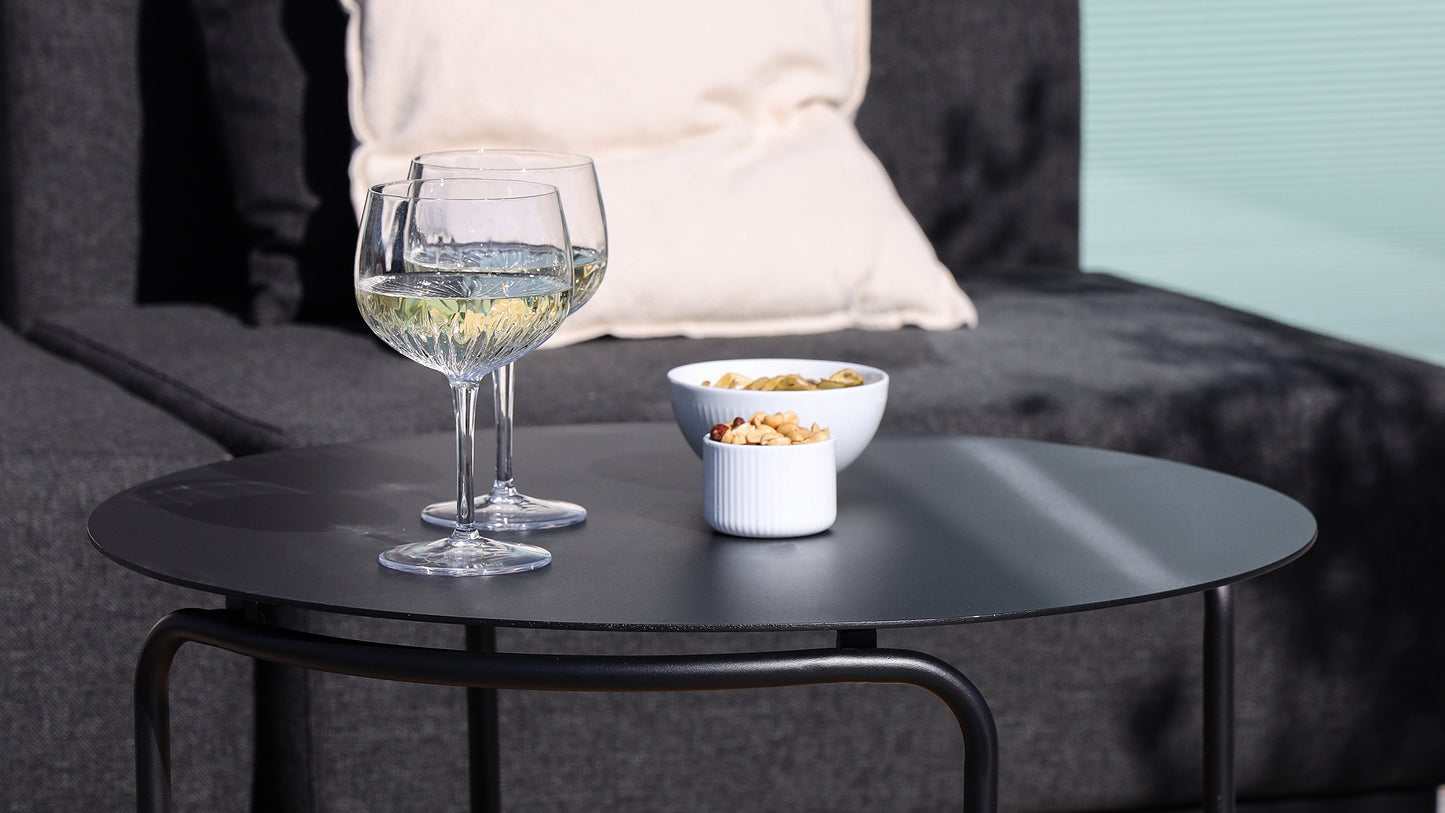 Patio Sofa Table - Ø70 - Aluminium Sofa Tafel voor buiten