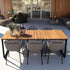 Patio Dining Table 210x90 van sackit buiten bij natuurlijk licht