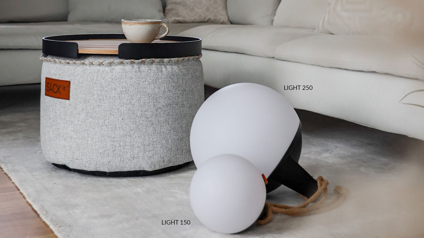 Light 250 (2 pack) - Lamp op batterijen - voor zowel binnen als buiten - Ø30 cm