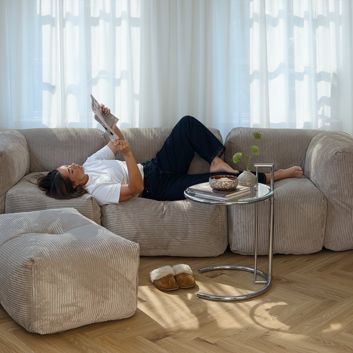 Soft Sofa Indoor – Een modulaire bank met zacht comfort | SACKit