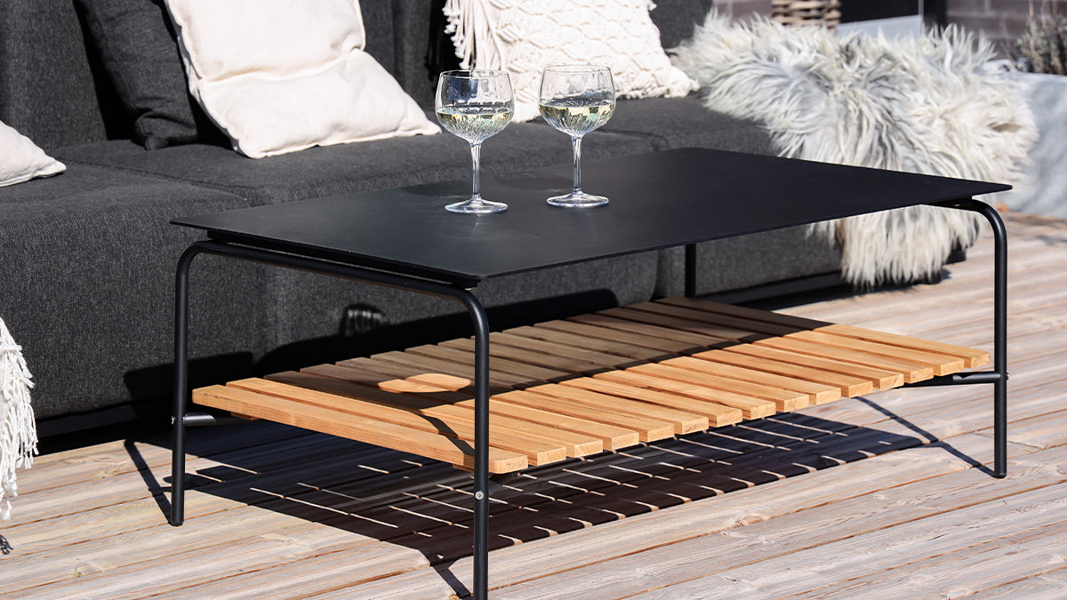 Patio Sofa Table - 113x70 - Aluminium Sofa Tafel voor buiten