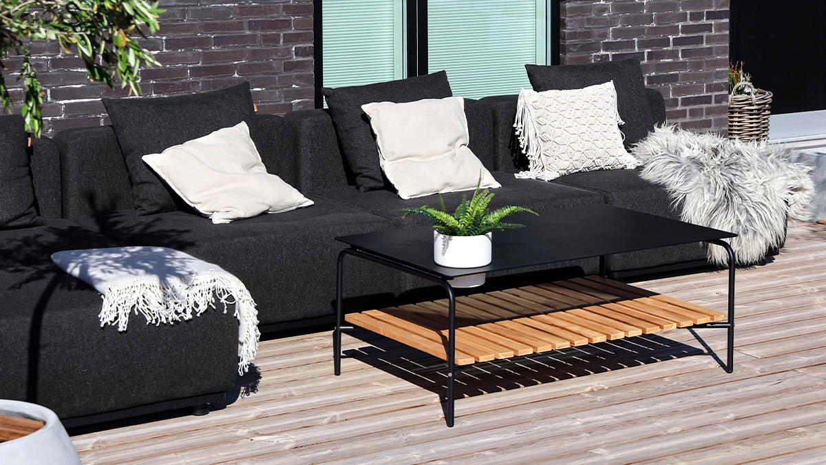 Patio Sofa Table - 113x70 - Aluminium Sofa Tafel voor buiten