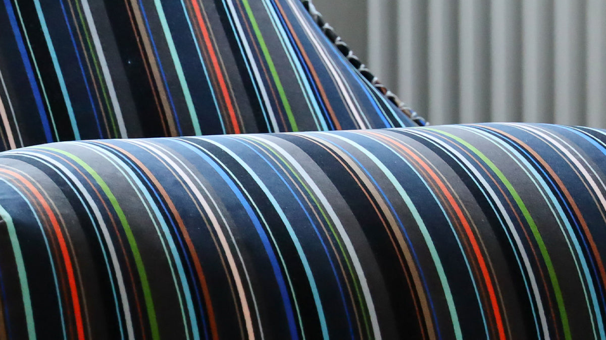 Lounge Chair & Pouf Paul Smith - Limited Edition - Exclusief ontworpen Limited Edition Lounge Chair