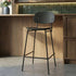 Frame Bar Stool - Wood w/backrest