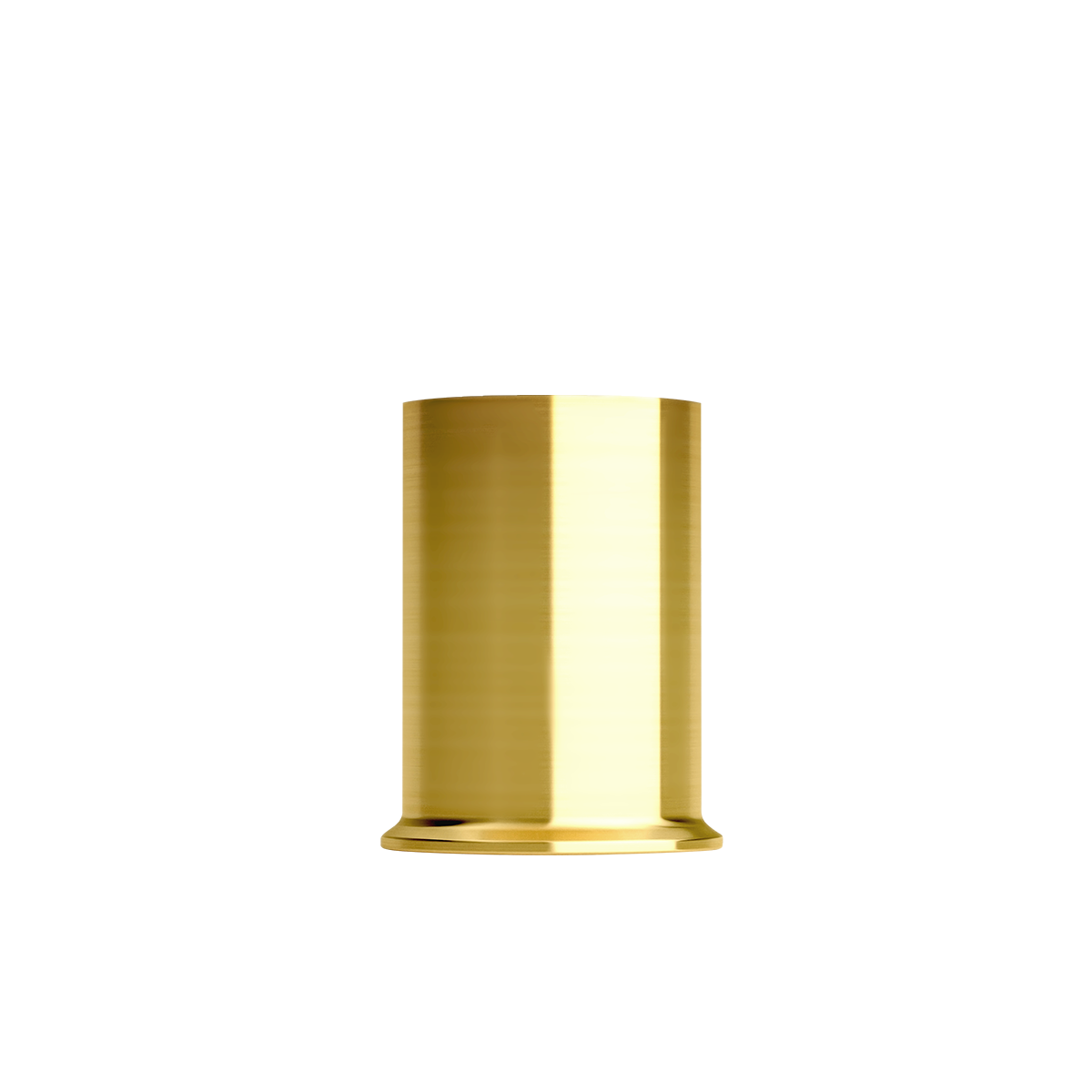Gouden cilindervormige lampvoet voor de Ambience Lamp Intelligent, met strak industrieel ontwerp van roestvrij staal van sackit