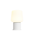 sackit Ambience draadloze witte tafellamp met afgeronde lampenkap en zachte verlichting voor binnen en buiten