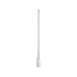 Slanke Expo 185 vloerlamp van aluminium met een witte marmeren voet van sackit voor een rustig en modern interieur