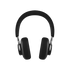 Zwarte Touch 310 over ear koptelefoon van sackit met brede hoofdband en zachte oorkussens vrijstaand afgebeeld op een donkere achtergrond