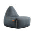 Donkergrijze stoffen loungestoel van sackit uit Nederland met hoge rugleuning en brede zitting voor comfortabel ontspannen in een modern interieur