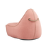 Roze Cobana zitzakstoel met stevige stiknaden en een handig touw handvat voor comfortabel loungen binnen en buiten van sackit