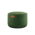 Groene ronde Cobana poef van sackit voor buiten en binnen als comfortabele voetensteun of extra zitplaats