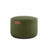 Groene ronde Cobana pouf van sackit als comfortabele voetensteun of extra zitplaats voor binnen en buiten met weerbestendige bekleding