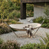 Cobana Hammock hangmat in Boucle Beige / Taupe van sackit in een buitenomgeving