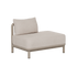 Kirra Lounge Sofa Open end left in Kirra Sand van sackit productfoto op een witte achtergrond