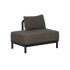 Kirra Lounge Sofa Open end right in Kirra Noir van sackit op een witte achtergrond