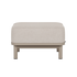 Beige Kirra lounge pouf van sackit voor buiten met zachte bekleding en stevig onderstel