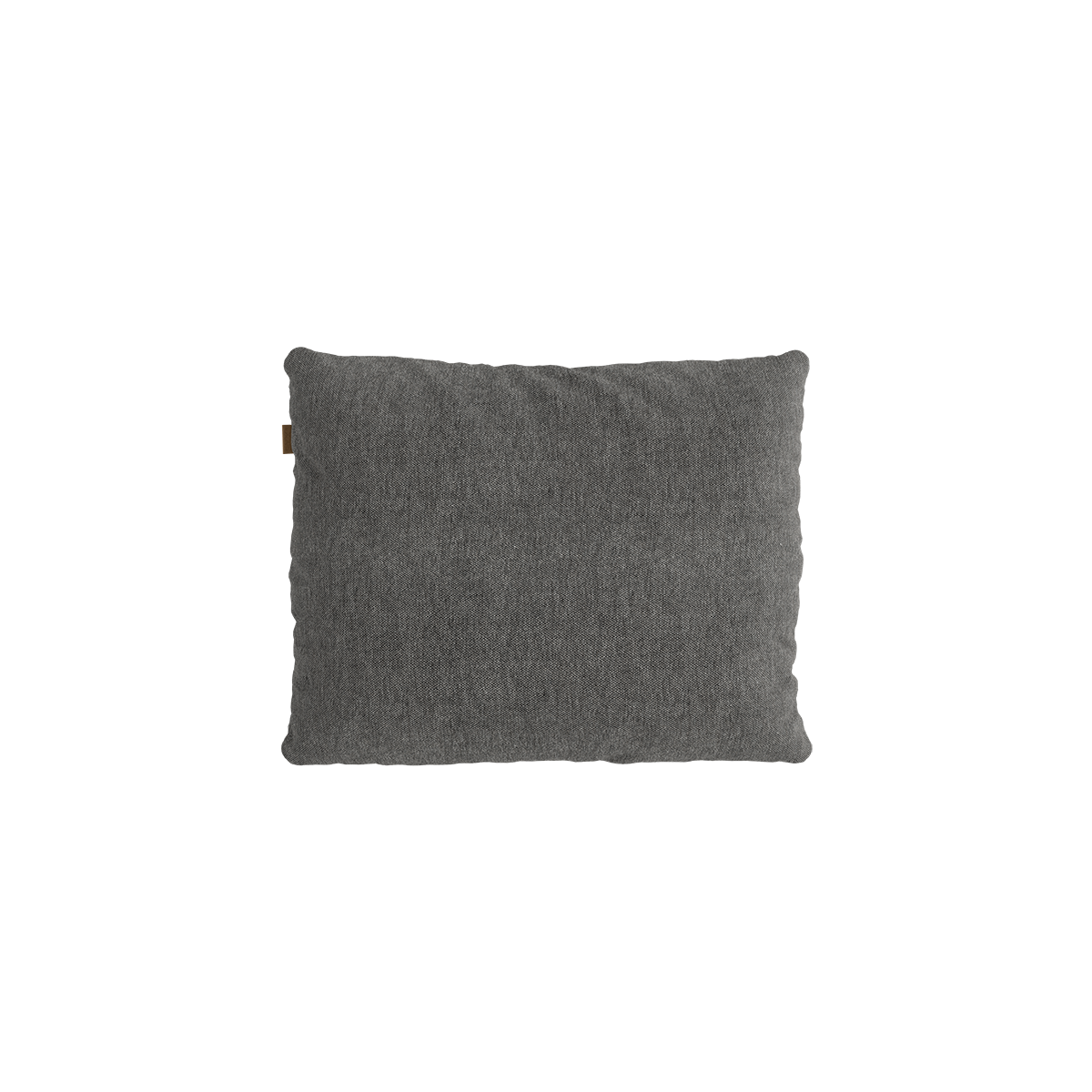 Grijs Cobana sierkussen van sackit voor buiten met zachte textuur en waterafstotende bekleding passend bij een moderne loungesofa
