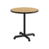 Kirra Café Table in Noir van sackit productfoto op een witte achtergrond
