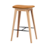 Nordic Bar Stool - Oak with stitches