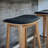 Nordic Bar Stool - Oak with stitches