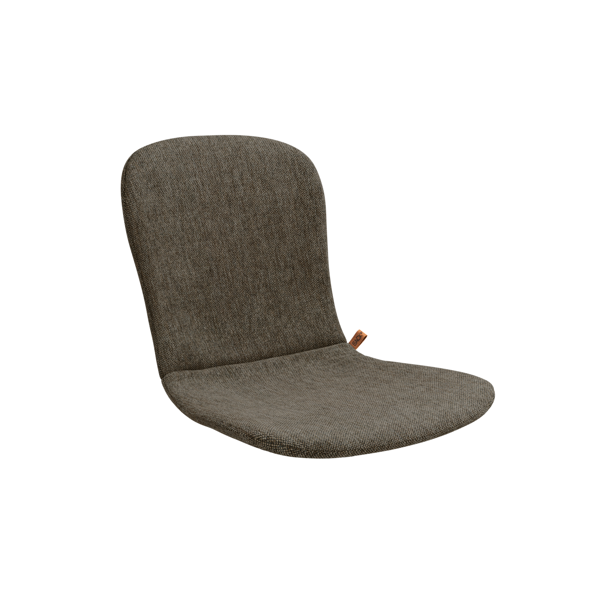 Bruin volledig zit en rugkussen voor de Patio Chair no. One van sackit voor comfortabel buiten zitten in een stijlvolle Scandinavische tuin inrichting
