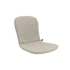 Beige zitkussen van sackit voor de Patio Chair no One met comfortabele pasvorm en zachte geweven bekleding voor buitengebruik in Scandinavisch design