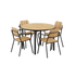 Kirra Dining Table Ø110 & 4 Kirra Patio Chair
