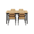 Kirra Dining Table & 4 Kirra Patio Chair