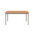 Kirra Dining Table 150x90 in Taupe van sackit productfoto op een witte achtergrond
