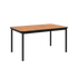 Kirra Dining Table 150x90 in Noir van sackit tegen een neutrale achtergrond