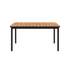Kirra Dining Table 150x90 in Noir van sackit op een witte achtergrond