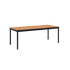 Kirra Dining Table 210x90 in Noir van sackit productfoto op een witte achtergrond
