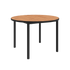 Kirra Dining Table Ø110 in Noir van sackit tegen een neutrale achtergrond
