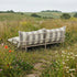 Mollis Lounge Sofa 2 Seater in Renesse Taupe van sackit buiten gestyled