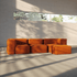 Soft Sofa Indoor - 3 Seater