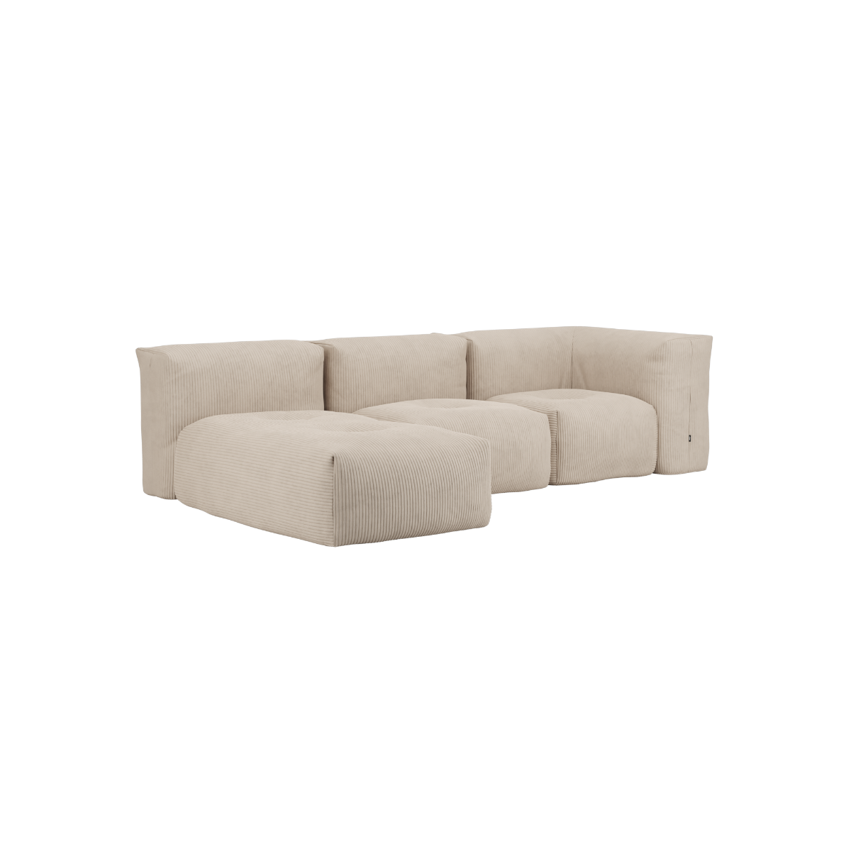 Soft Sofa Indoor - 3 Seater w/ Lounger