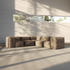 Soft Sofa Indoor - 5 Seater Corner Sofa