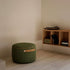 sackit Pouf Indoor in Corduroy Olive in een gezellige woonomgeving