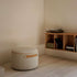 sackit Pouf Indoor in Teddy Beige in een Scandinavisch interieur