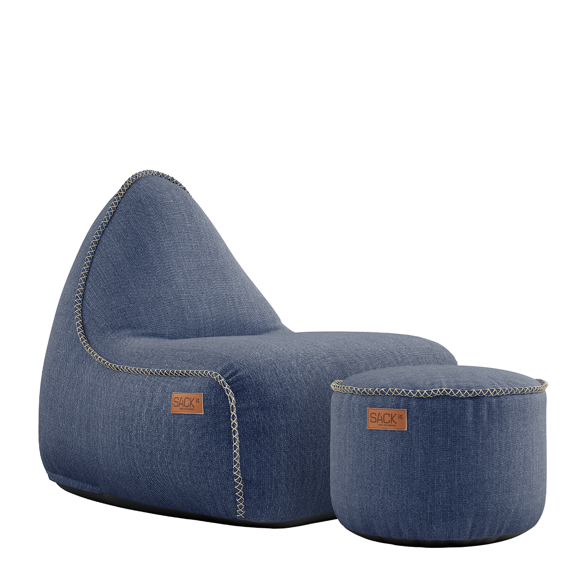 Cobana Lounge Chair & Pouf